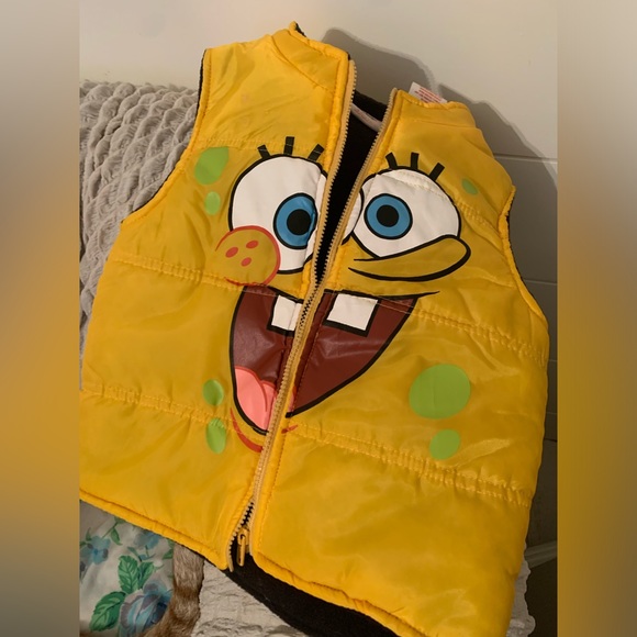 SpongeBob puffer vest size 3t - Picture 1 of 4